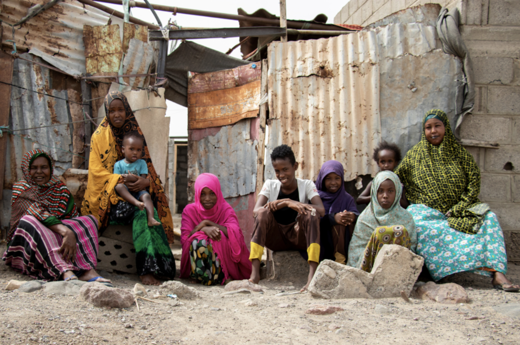 Йемен беженцы. Amerna refugee Camp.