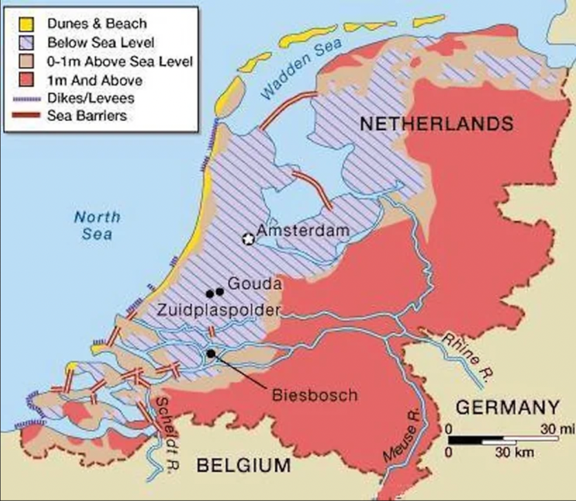 A map of the netherlandsDescription automatically generated