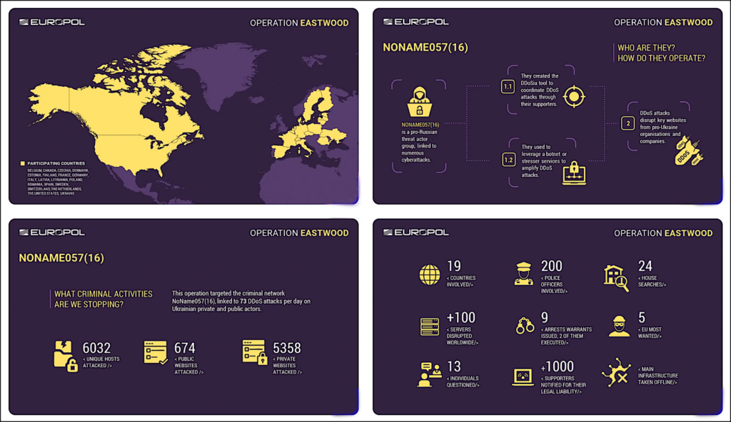 A screenshot of a purple and yellow presentation Description automatically generated