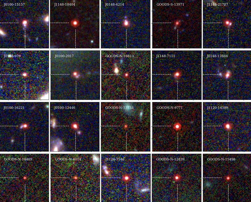 A collage of images of starsDescription automatically generated