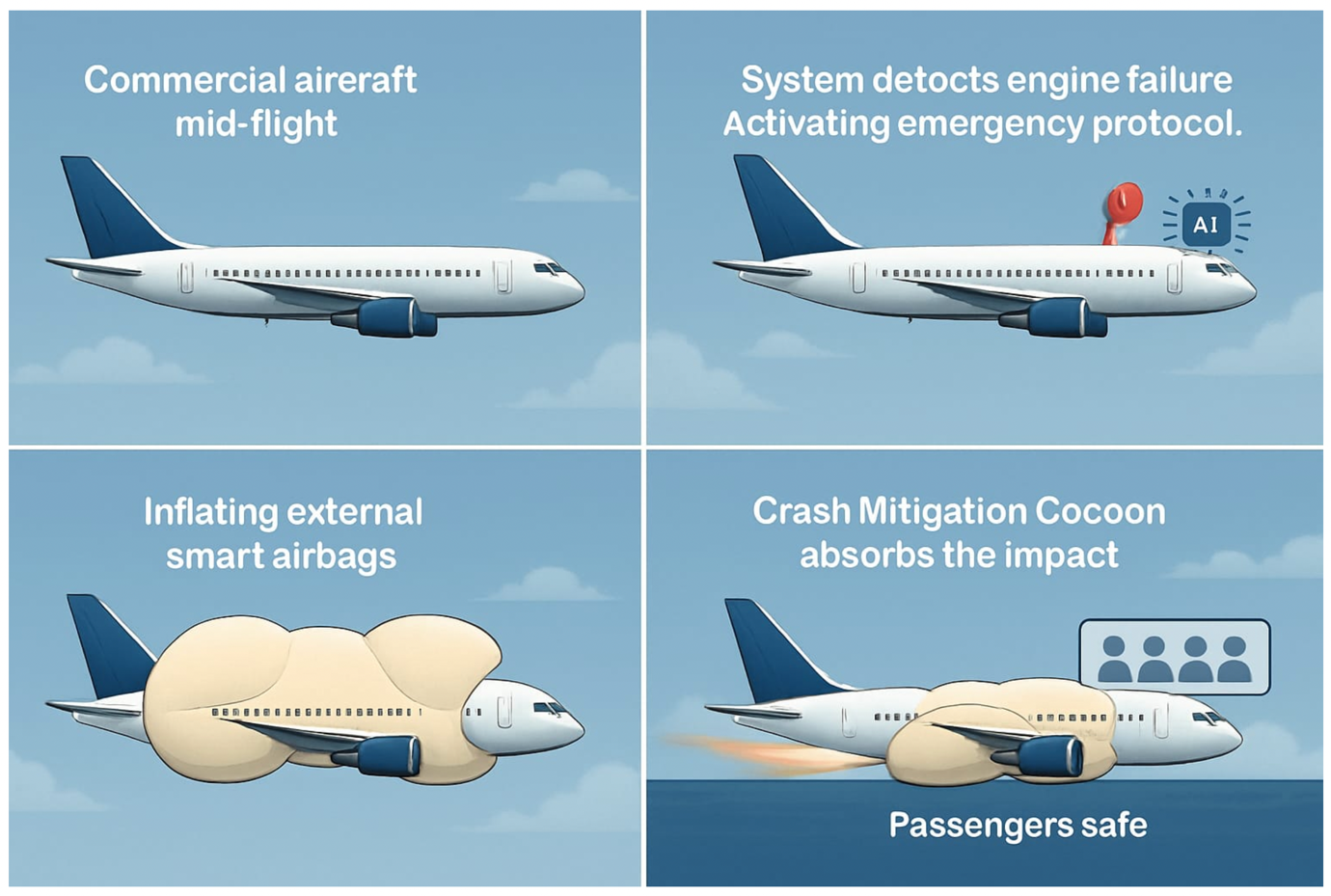 A collage of different types of airplanesDescription automatically generated